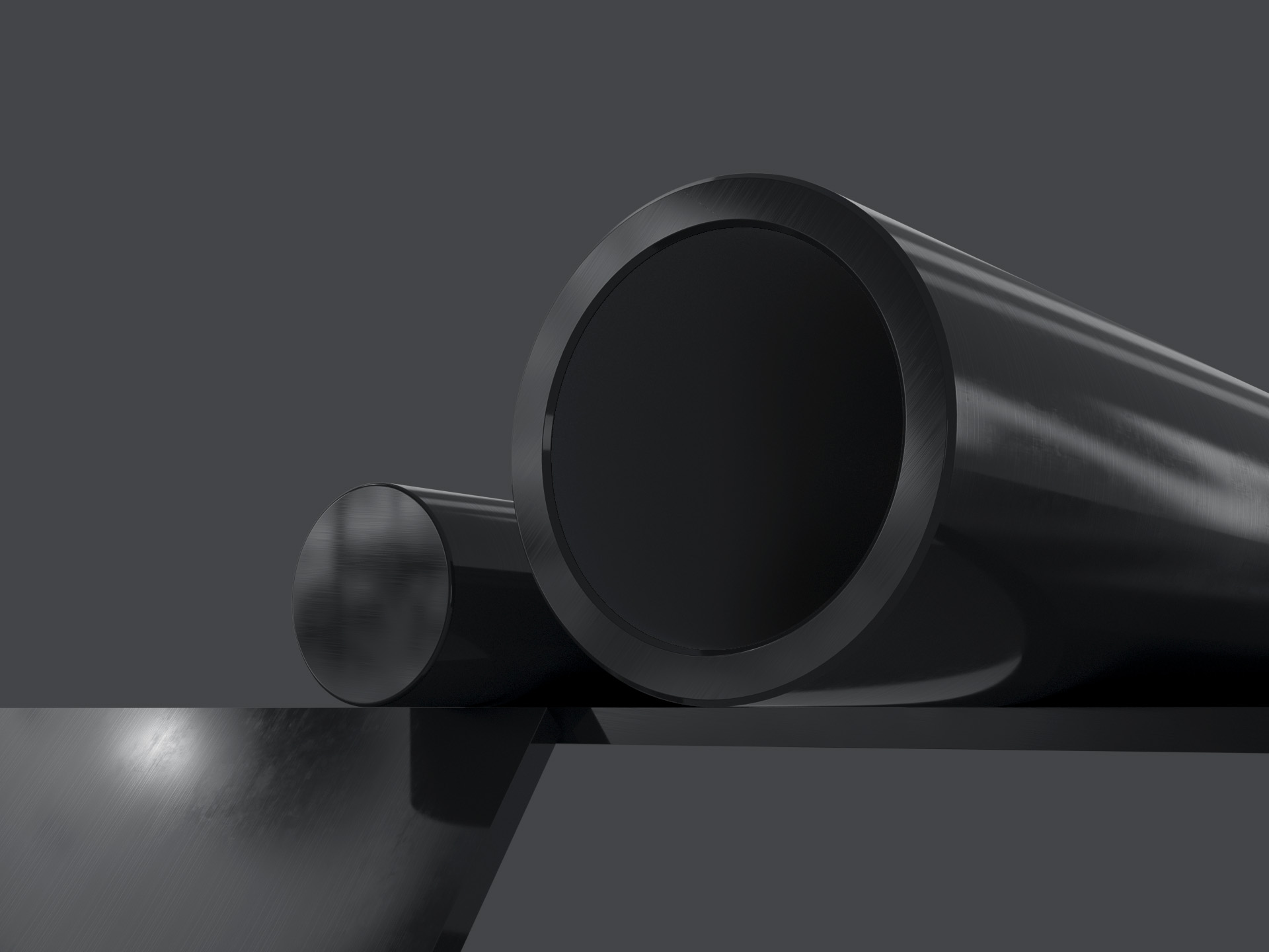 Acetron® GP / Ertacetal® C POM-C plastic stock shapes in black